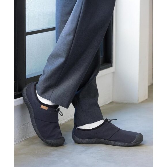 Keen Men's Black Howser III Sliden Warm Winter Slip-On Slippers Shoes Sz 11 3031 - Picture 2 of 16